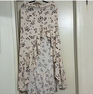 Stillwater Leopard Print Flowy Skirt